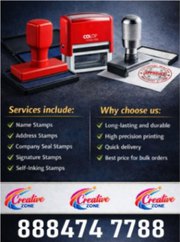 Pre-ink Rubber stamp | Address Stamps | Name Stamps | Creative Zone | 